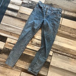 Express Light Wash Skinny Jeans